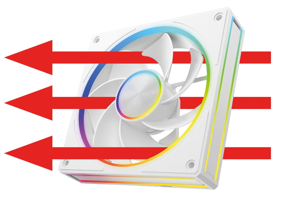 MODECOM VOLCANO LOOP 120 ARGB Reverse Fan White