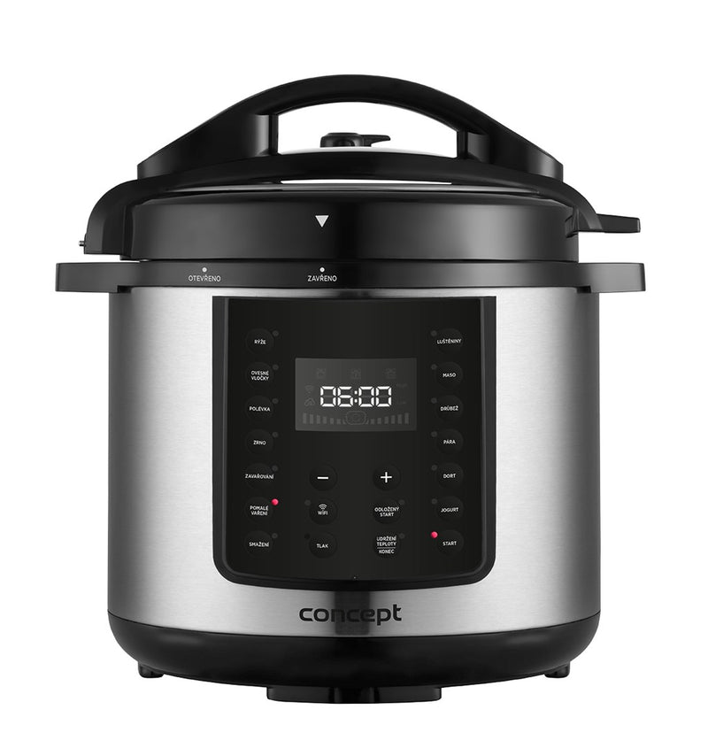 Concept CK8001 multi cooker 5.6 L 1000 W Black, Stainless steel