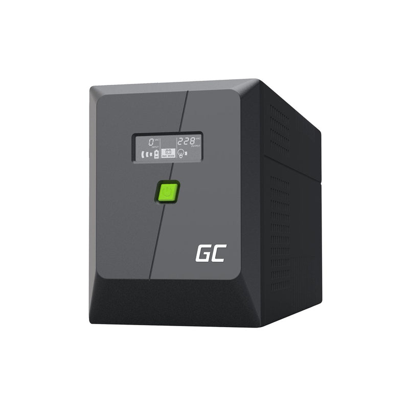 "Green Cell Uninterruptible Power Supply UPS Greencell 1500VA 900W PowerProof with LCD display"