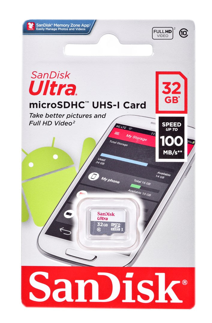 SanDisk SDSQUNR-032G-GN3MN memory card 32 GB MicroSDHC Class 10