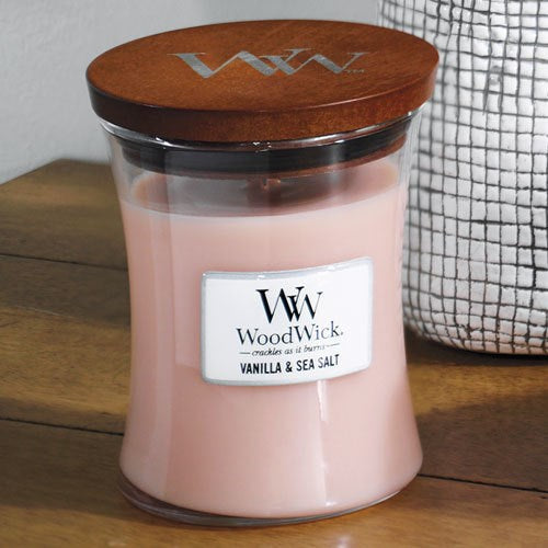WoodWick 92191 wax candle Other Jasmine, Sea salt, Vanilla Beige