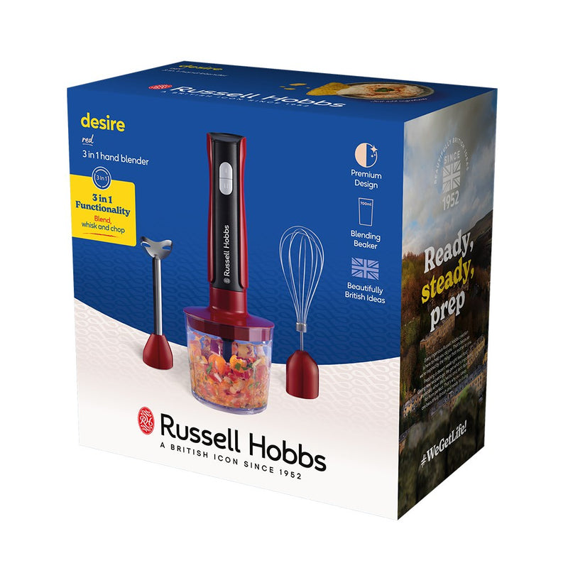 Russell Hobbs 27140-56 blender 1 L Portable blender 500 W Black, Red, Transparent