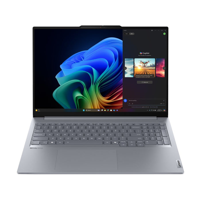 Lenovo ThinkBook 16 G7 QOY Copilot+ PC Qualcomm Snapdragon X1P-42-100 Laptop 40.6 cm (16") WUXGA 32 GB LPDDR5x-SDRAM 1 TB SSD Wi-Fi 7 (802.11be) Windo