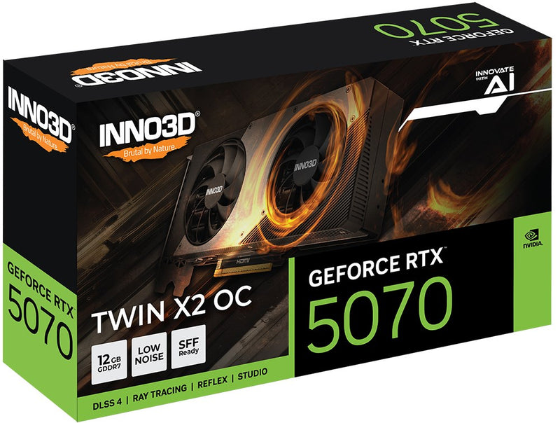 Inno3D GeForce RTX 5070 TWIN X2 OC NVIDIA 12 Go GDDR7
