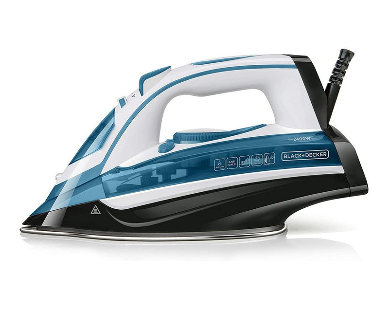 Fer à vapeur Black+Decker BXIR2402E (2400W; blanc)