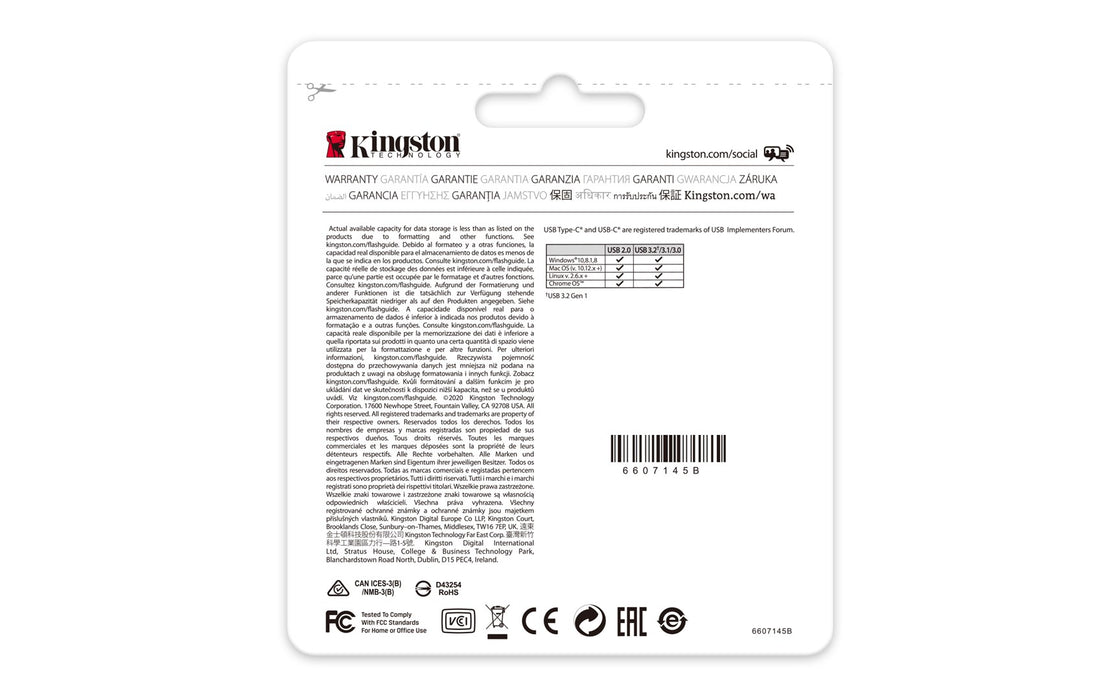 Kingston DataTraveler 70 - USB flash drive - 64 GB - USB-C 3.2 Gen 1