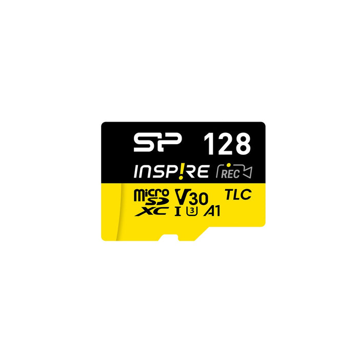 Memory card Silicon Power Inspire 128 GB MicroSDXC V30 UHS-I U3 A2 4K + adapter (SP128GBSTXLV3V1NSP)