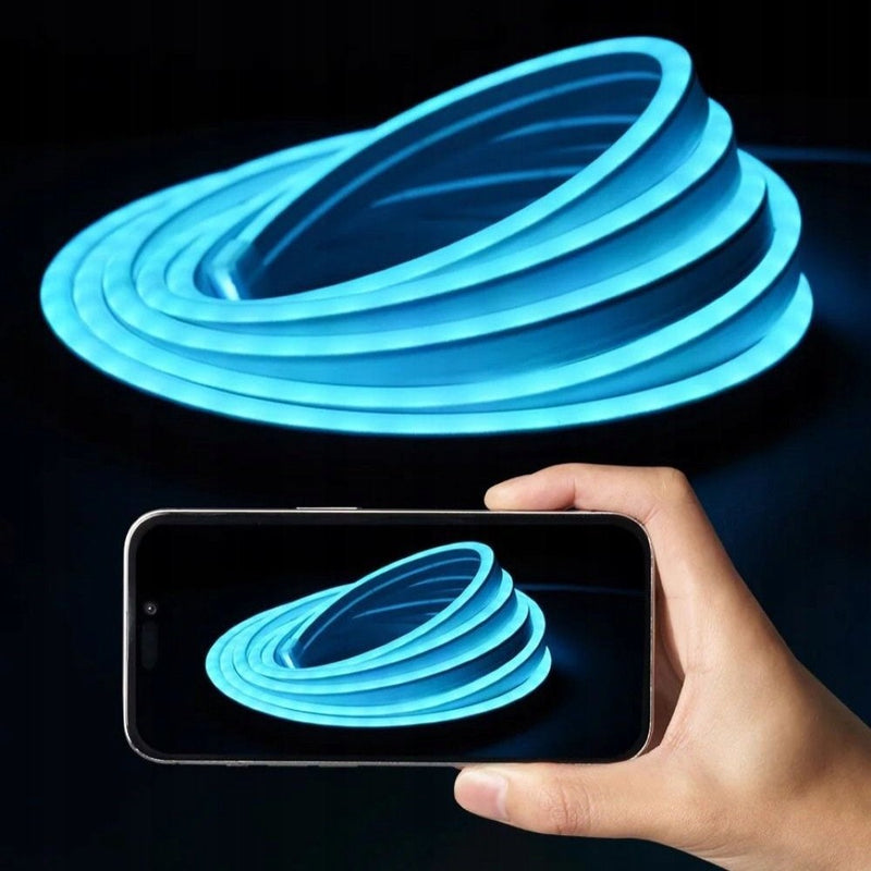 Vention Silicone Neon LED strip with remote control, 12V, 2m