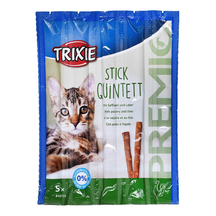 Snacks Premio Sticks-poultry with liver-dry cat food-5x5g