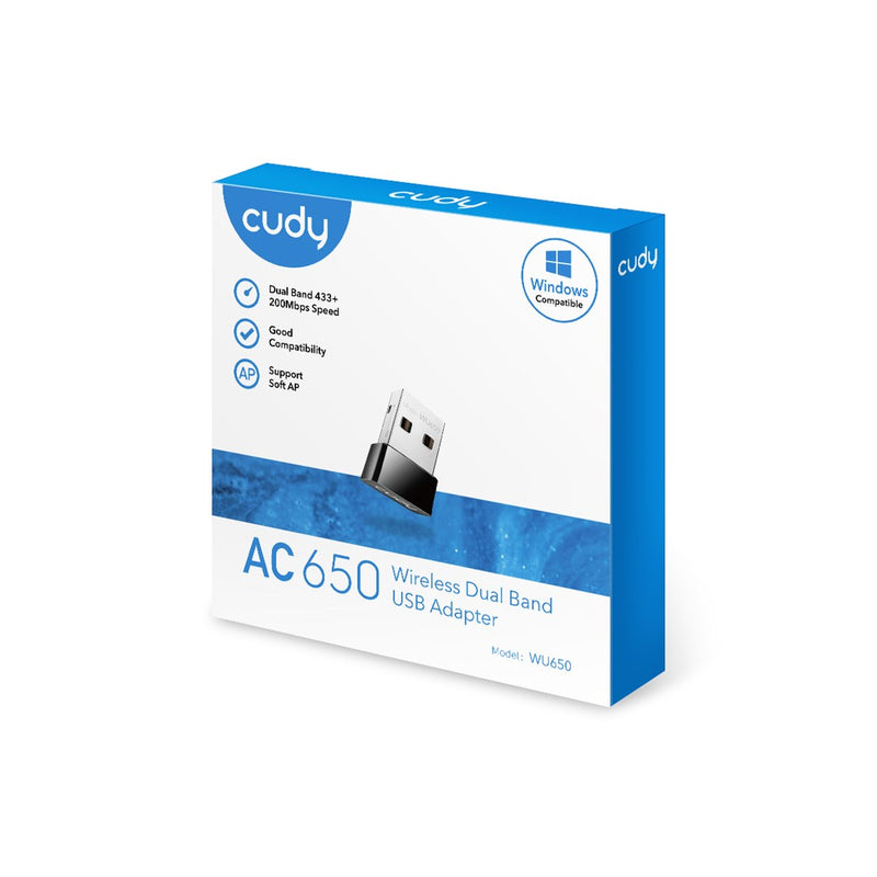 Z Cudy AC650 Wi-Fi Mini USB Adapter