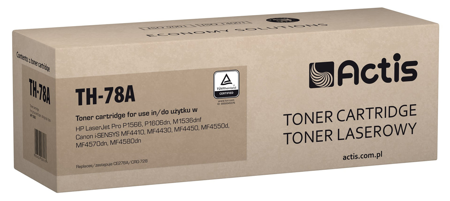 Actis TH-78A Toner (replacement for HP 78A CE278A, Canon CRG-728; Standard; 2100 pages; black)