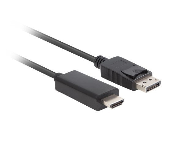 Lanberg CA-DPHD-11CC-0030-BK Cable adapter DisplayPort HDMI Black (CA-DPHD-11CC-0030-BK)
