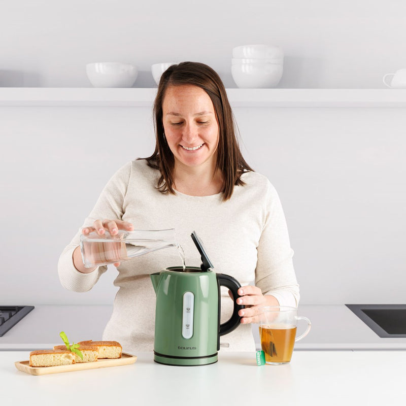 Taurus Vintage Compact Olive 1l Electric Kettle 958576000
