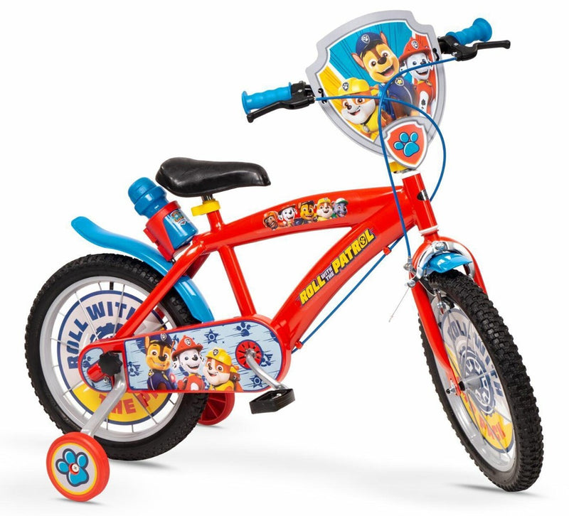 Kinderfahrrad 16" Paw Patrol Rot 1678 NEU TOIMSA