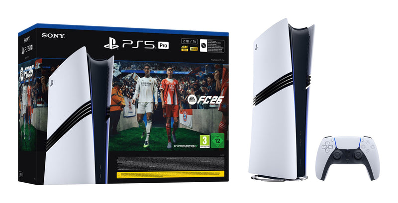 Sony PlayStation 5 Pro + EA Sports FC 26 Bundle 2 TB Wi-Fi Black, White
