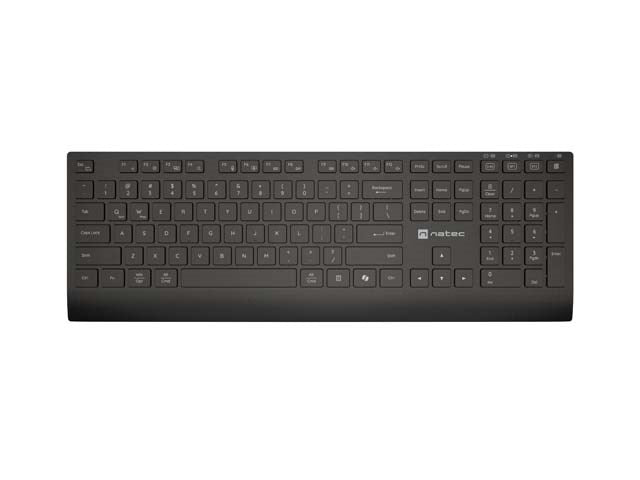 2-IN-1 SET NATEC STINGRAY 2 KEYBOARD+MOUSE US WIRELESS TILT WHEEL