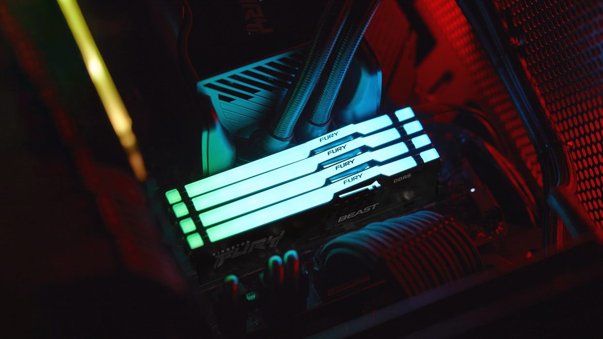 Kingston Technology FURY Beast 16GB 5600MT/s DDR5 CL36 DIMM (Kit of 2) RGB EXPO