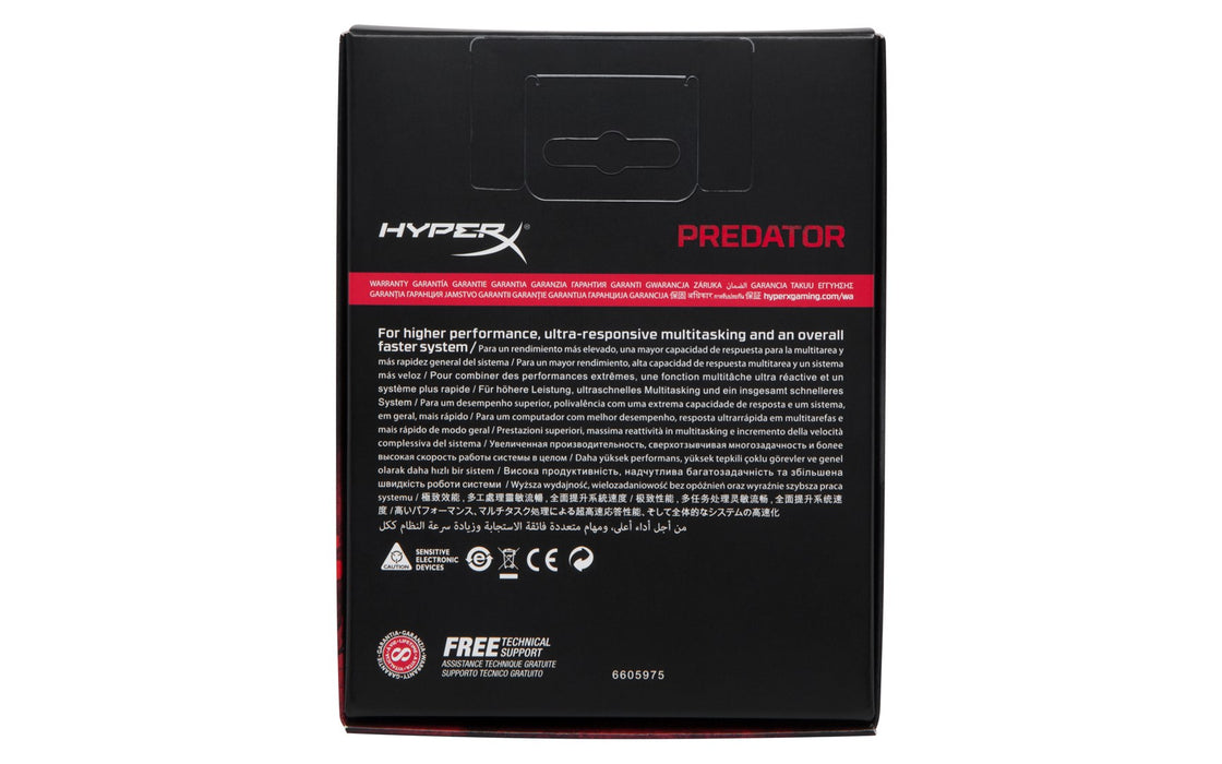HyperX Predator HX433C16PB3K2/32 memory module 32 GB 2 x 16 GB DDR4 3333 MHz