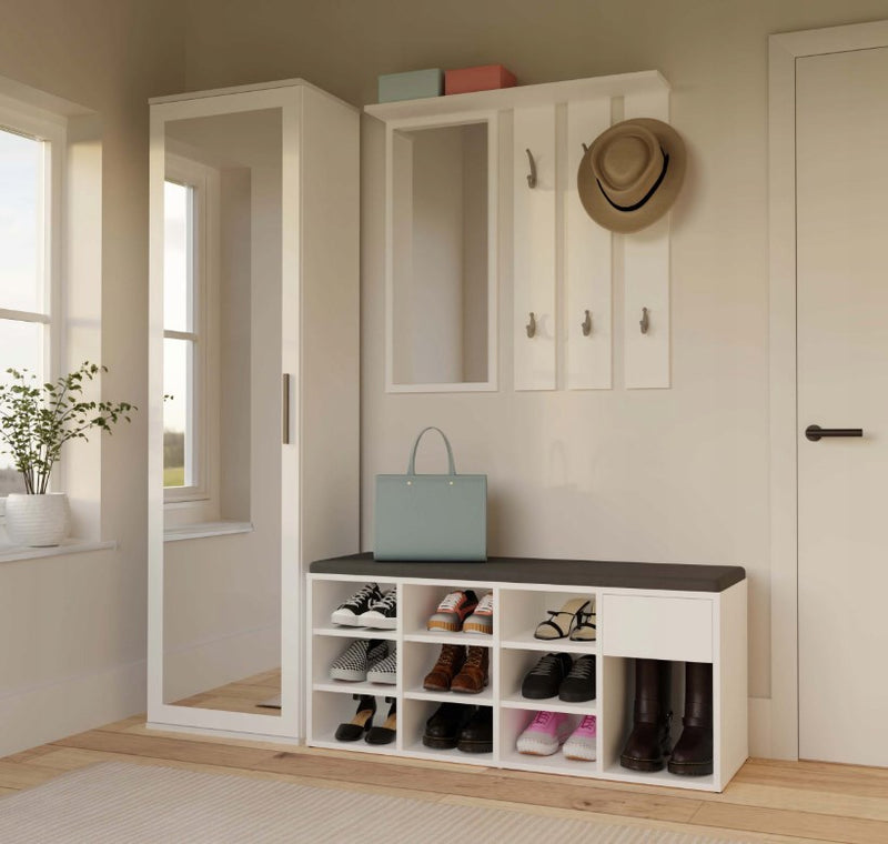 TALLIN shoe cabinet, white