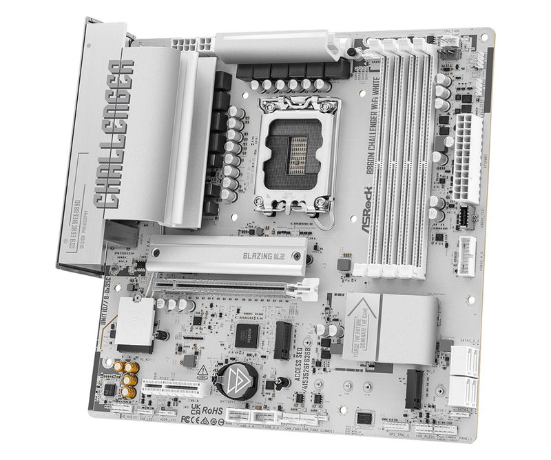 B860M CHALLENGER WIFI WHITE motherboard