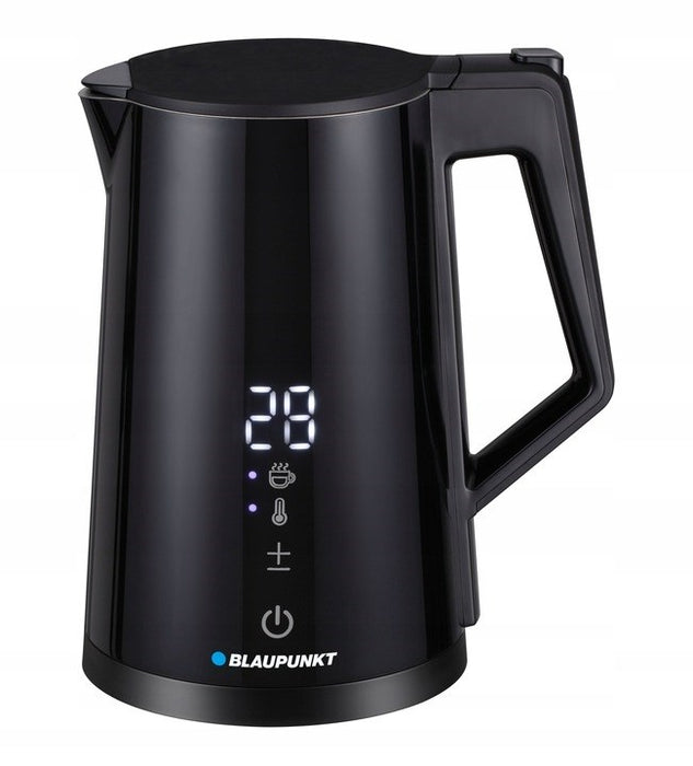 Blaupunkt EKD601 electric kettle with display, 1.7 l, 2200 W, black