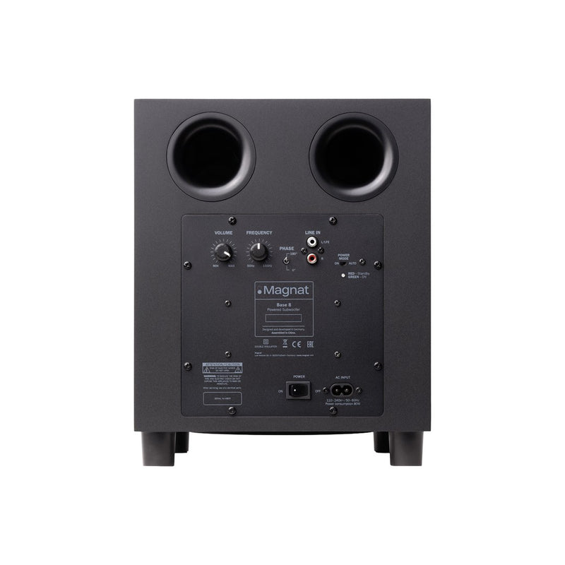 Magnat Base 8 - active subwoofer, 70 W (black)