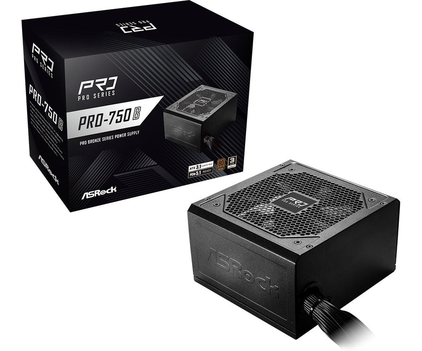 Asrock PRO-750B power supply unit 750 W 24-pin ATX ATX Black