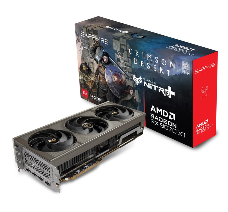 Sapphire NITRO+ AMD Radeon RX 9070 XT OC Crimson Desert Edition 16 Go GDDR6