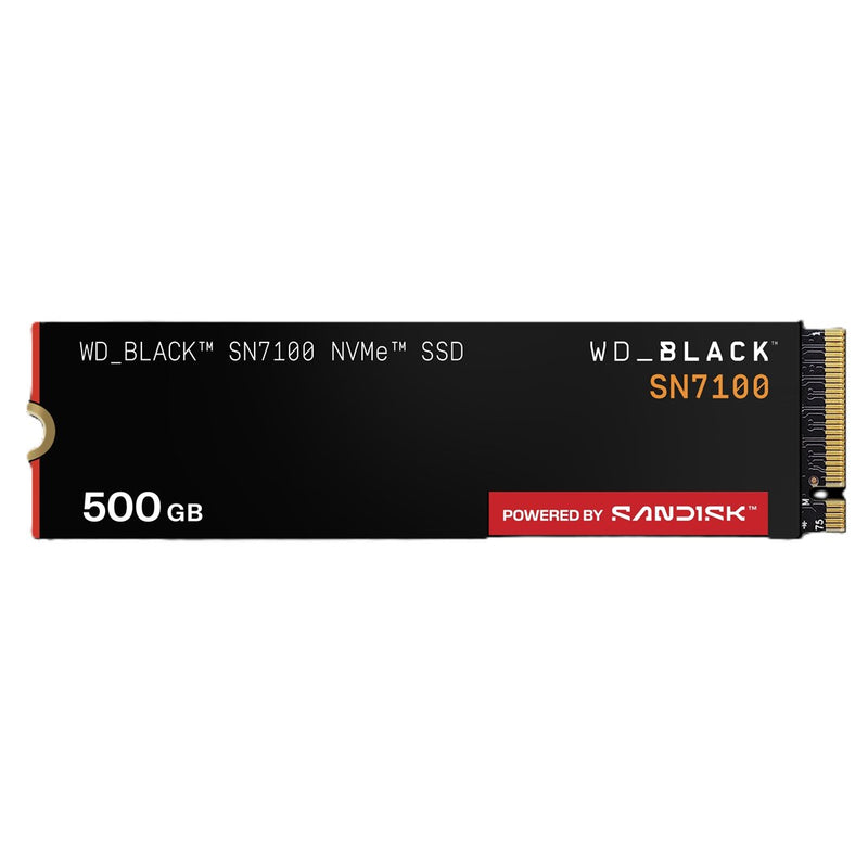 WD_BLACK SN7100 WDS500G4X0E-00CJA0 - SSD - 500 GB - internal - M.2 2280 - PCIe 4.0 x4 (NVMe)