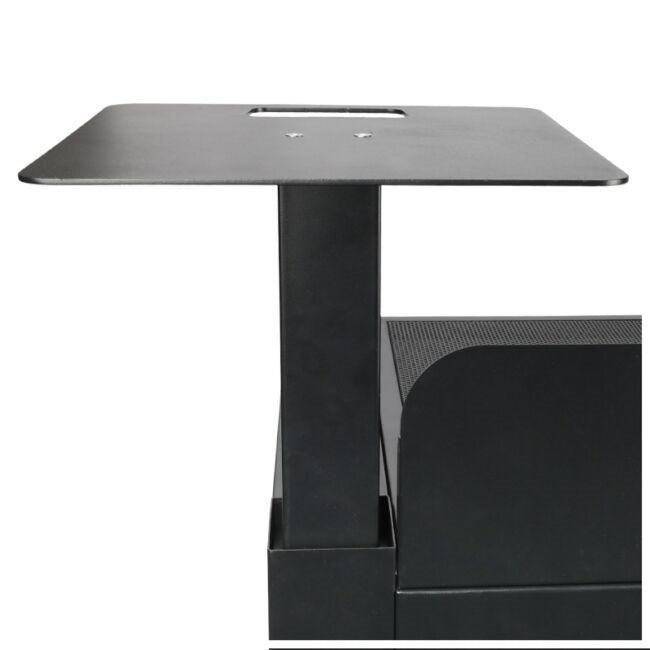 DNA Professional DJ BOOTH BK - DJ booth with illuminated RGB LED panel (black)