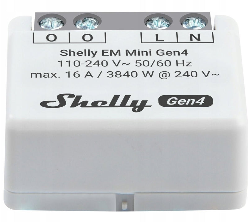 Shelly EM Mini Gen4 WiFi smart energy consumption monitor