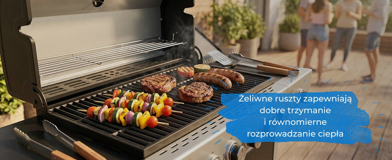 Barbecue à gaz Ravanson GO-6 15,1 kW