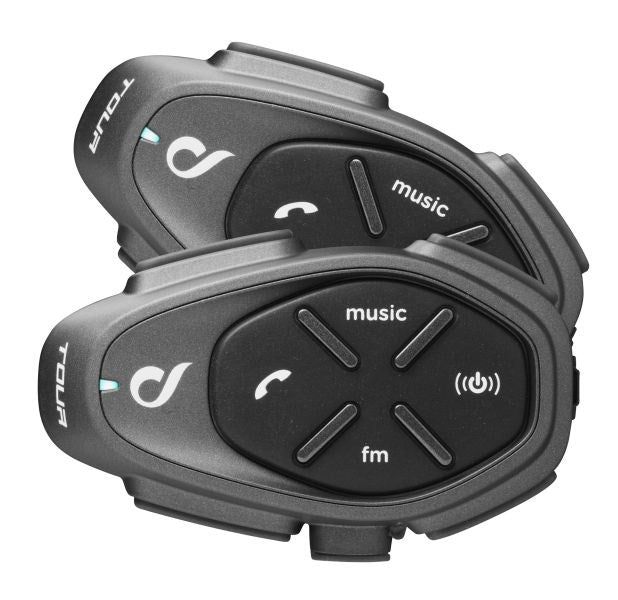 Interphone TOUR HD Motorbike intercom 1500 m Black