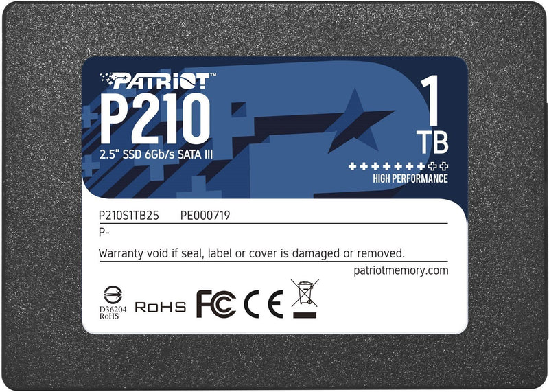 Patriot Memory P210 2,5" 1000 GB Serial ATA III
