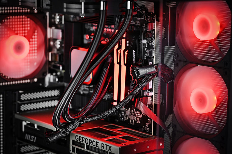 Actina 5901443440291 PC AMD Ryzen™ 9 9950X3D 32 GB DDR5-SDRAM 1 TB SSD NVIDIA GeForce RTX 5080 Windows 11 Home Midi Tower Black