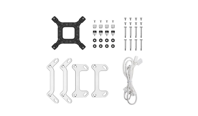 DeepCool LT240 Processor All-in-one liquid cooler 12 cm White 1 pc(s)