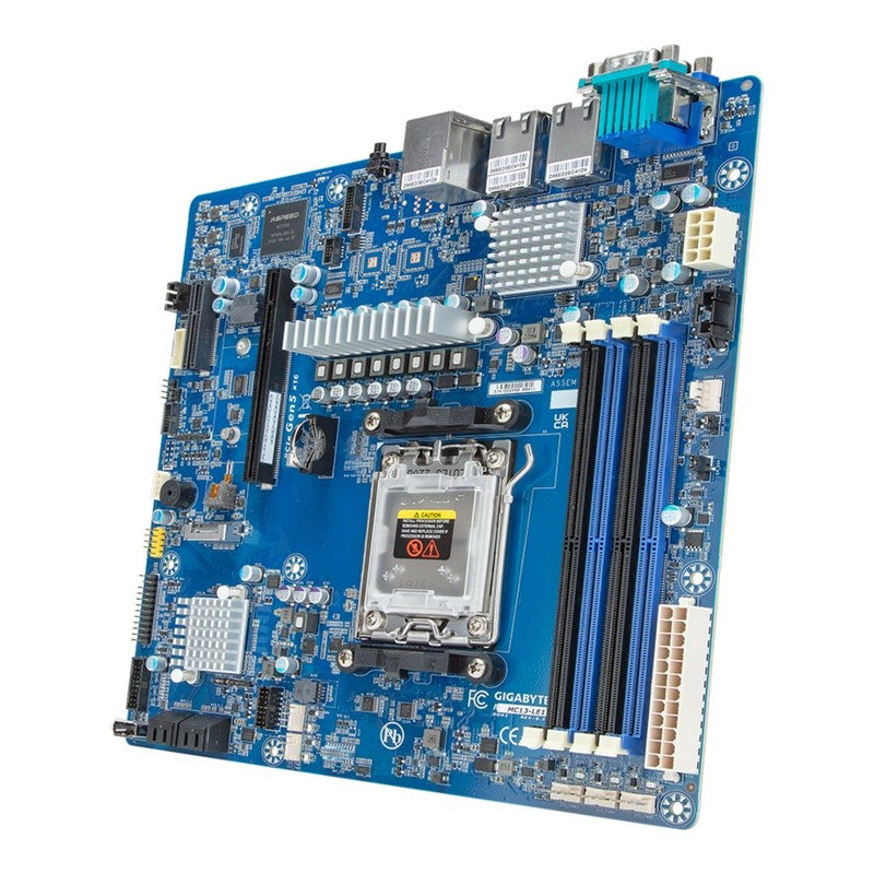 Hauptplatine - Gigabyte MC13-LE1 1x AM5 AMD Epyc 4004/Ryzen 7000/Ryzen 9000 B650E.