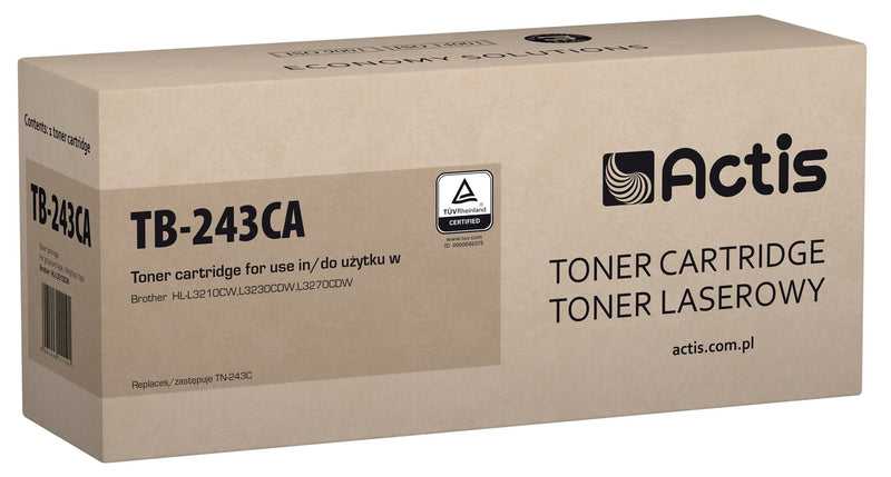 Actis TB-243CA Toner (ersetzt Brother TN-243C; Standard; 1000 Seiten; Cyan)