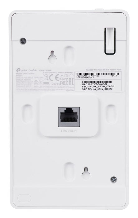 TP-LINK AX1800 Wall Plate WiFi 6 Access Point