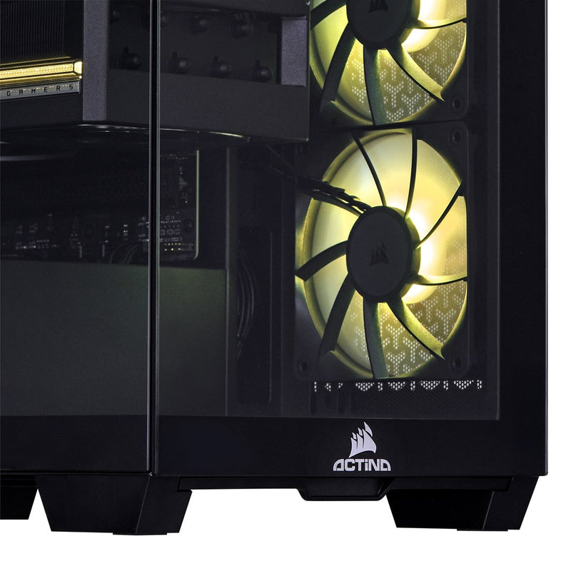 Actina 5901443413707 PC AMD Ryzen™ 7 9800X3D 32 GB DDR5-SDRAM 2 TB SSD NVIDIA GeForce RTX 5080 Midi Tower Black