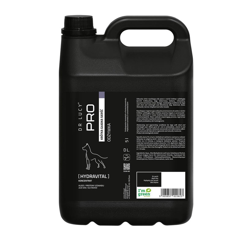 DR LUCY Hydravital short coat - conditioner for dogs - 5l