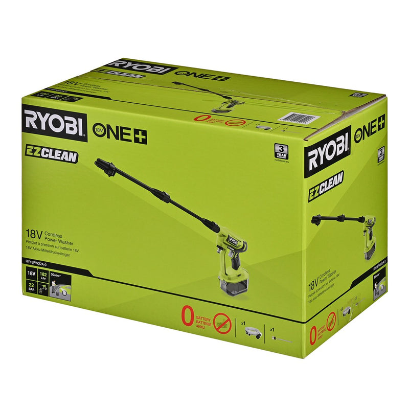 RYOBI RY18PW22A-0 cordless pressure washer