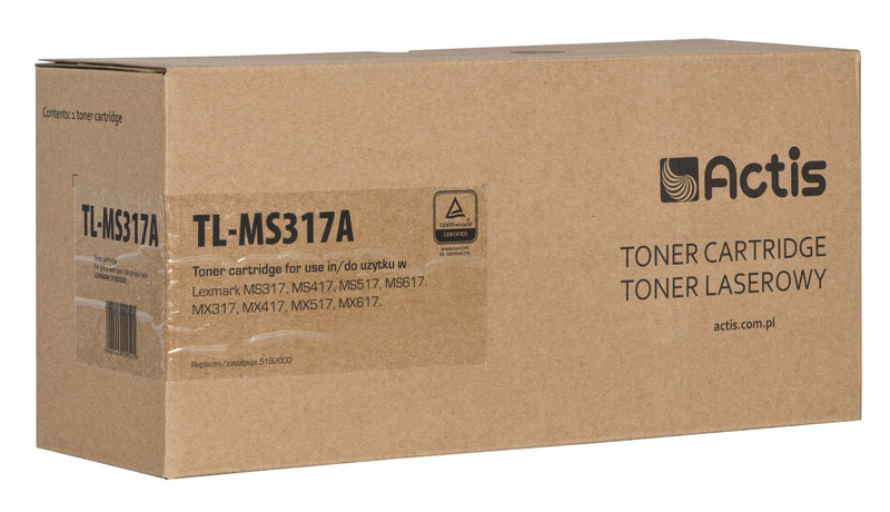 Actis TL-MS317A toner (replacement for Lexmark 51B2000; Standard; 2500 pages; black)