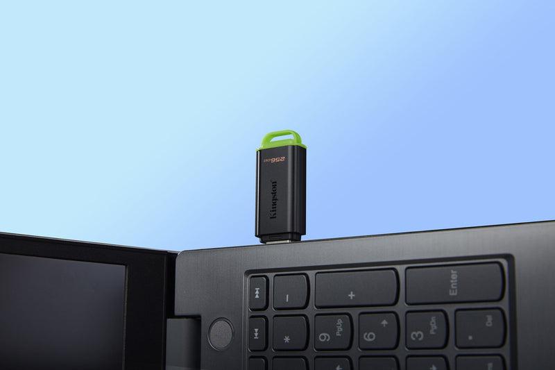 Kingston Technology DataTraveler 256 Go Portable USB 3.2 Gen 1 Exodia Noir/Vert