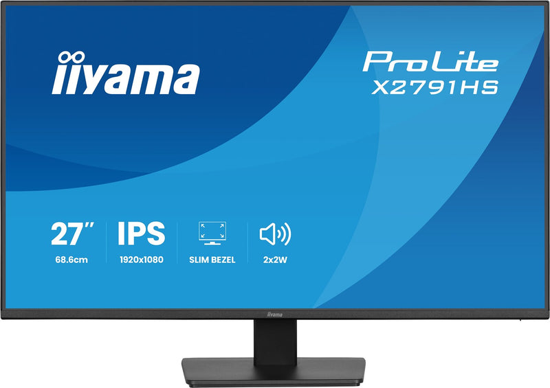 iiyama ProLite X2791HS-B1 computer monitor 68.6 cm (27") 1920 x 1080 pixels Full HD LED Black