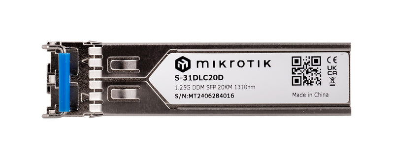 Mikrotik S-31DLC20D Netzwerk-Transceiver-Modul 1250 Mbit/s SFP 1310 nm