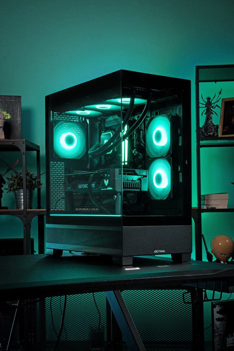 Actina 5901443416555 PC AMD Ryzen™ 7 7800X3D 32 GB DDR5-SDRAM 2 TB SSD NVIDIA GeForce RTX 5080 Windows 11 Home Midi Tower Black