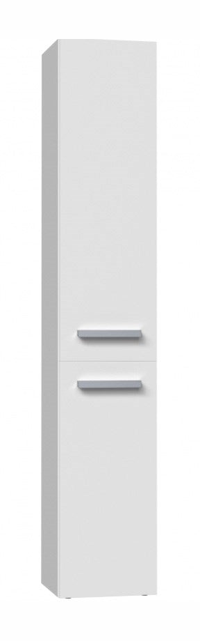 Bathroom cabinet NEL IV 31x30x174 cm, matt white