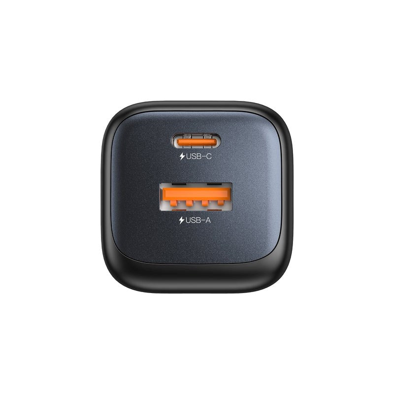 UNITEK 2x GAN 20W mains charger, black