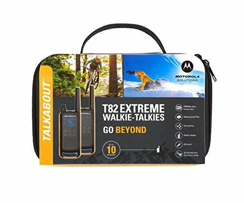 Motorola Talkabout T82 Extreme Twin Pack radio bidirectionnelle 16 canaux Noir, Orange